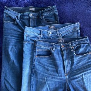 3x A&F Jeans size 10/30